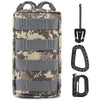 Tactical MOLLE/PALS EDC Utility Bag | Compact Modular Storage System with DuraFlex® 2D Buckles & Bungee Tensioners | Hypalon-Reinforced Outdoor Organizer for Backpack/Vest Loadout Optimization
