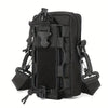 Tactical MOLLE Waist Pack Pro - Modular EDC Organizer with Detachable Strap & Phone Armor Slot | 500D Nylon Waterproof Tool Bag for Outdoor/CQB Operations
