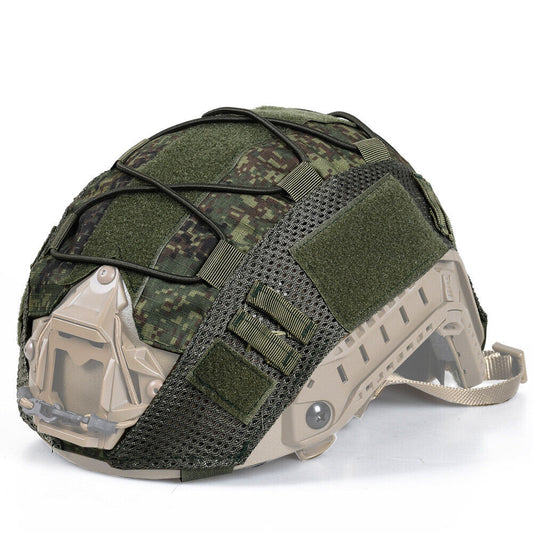Tactical Helmet Cover for OPS-Core FAST, MH Series, PJ & BJ Helmets | Low-Profile Weatherproof Protective Shell for Cycling, Military & Outdoor Use | Quick-Release Anti-Slip Design with MOLLE Compatibility