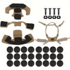 Memory Foam Pads Protectors Helmets Liner Pad Kit Replacement Motorcycle Pads