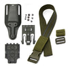 Quick Locking Leg Strap System for G17 & M9 - Compatible with QLS 19 & 22, Tactical Platform Adapter for Secure Holster Mounting