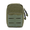 Tactical MOLLE EDC Waist Pack - Heavy-Duty Nylon Utility Belt Bag for Outdoor Camping, Hiking & Survival Gear - Adjustable Water-Resistant Fanny Pack with Pouch Organizer