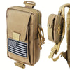 1000D Nylon MOLLE Multi-purpose Mobile Phone Waist Pack EDC Tool Storage Bag