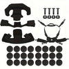 Memory Foam Pads Protectors Helmets Liner Pad Kit Replacement Motorcycle Pads
