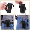 Tactical MOLLE EDC Organizer Waist Pack - Military-Grade Durable Nylon Camping Utility Pouch with 9 Zippered Compartments for Tools/Keys/Coins - Compact Outdoor Gear Storage Bag for Hiking/Tactical/Travel Essentials