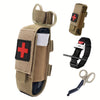 Outdoor First Aid Tool Kit with Molle Holder for Hiking First Aid Applications