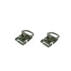 MOLLE Webbing Buckle with Swivel D-Ring Carabiner Clip - Essential Outdoor Gear for Camping Backpacks and Tactical Equipment