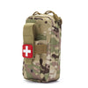 Nylon Molle EMT Emergency Tool Bag with Cross Patch Tourniquet and Scissors Set