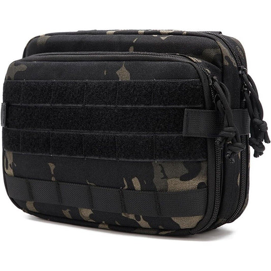 Molle Large capacity Outdoor Emergency Tool Bag Double Layer EDC EMT Utility Bag