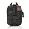 Tactical EDC First Aid Pouch - MOLLE-Compatible Nylon Waist Pack with Quick-Access Compartments for Outdoor, Hunting & Survival Gear | Water-Resistant Medical Organizer & Trauma Kit Holder