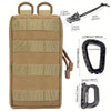 Tactical MOLLE/PALS EDC Utility Bag | Compact Modular Storage System with DuraFlex® 2D Buckles & Bungee Tensioners | Hypalon-Reinforced Outdoor Organizer for Backpack/Vest Loadout Optimization