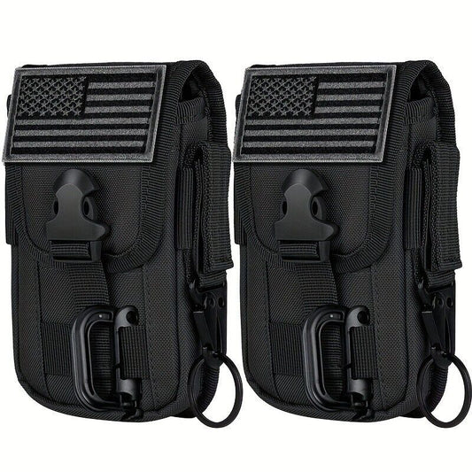 Outdoor Molle EDC Tool Waist Bag Phone Bag with D-Ring Buckle and Gear Clip