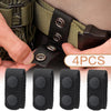4pcs Sports Belt Safety Fastener with 2 Snap Seatbelt Hook for Securing Seatbelt