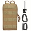 Tactical MOLLE/PALS EDC Utility Bag | Compact Modular Storage System with DuraFlex® 2D Buckles & Bungee Tensioners | Hypalon-Reinforced Outdoor Organizer for Backpack/Vest Loadout Optimization