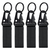 2-Pack Heavy-Duty Metal Belt Buckle Adapter with Webbing Carabiner – Secure Molle-Compatible Attachment for Bags, Vests, Belts, and Key Organization