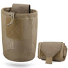 Molle Garbage Bag Roll-up Drawstring Foldable Mesh Sports EDC Tools Waist Bag