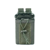 Heavy-Duty 1000D Nylon MOLLE Walkie Talkie Pouch - Waterproof Radio Bag for Outdoor Adventures