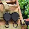 Outdoor Keychain Multi-Tool Carabiner Badge Clip Retractable Keychain EDC Tools