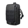Tactical MOLLE Running Waist Pack Phone Pouch - Military Hydration Belt Outdoor Sports EDC Survival Ventilated Reflective