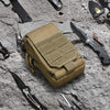 Sports Storage Sundries Waist Bag Molle Mobile Phone Bag With D-shaped Buckle