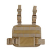 Tactical MOLLE Leg Panel - Modular Hanging Board for Outdoor Use, EDC Gear, & Tactical Equipment Organization