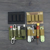 Tactical Vest Backpack Organizer - Detachable Stretch Nylon Tool Rack with MOLLE-Compatible Bracket System | Heavy-Duty Multi-Purpose Storage Bag for Outdoor Gear, EDC Tools & Survival Equipment