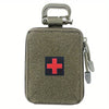Compact Molle EDC Storage Bag EMT First Aid Bag Nylon Utility Bag with Carabiner