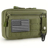 Outdoor Sports Molle Pack Accessory Tools Bag 1000D Nylon Tactical EDC Waist Bag