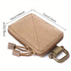 Compact Molle EDC Storage Bag EMT First Aid Bag Nylon Utility Bag with Carabiner