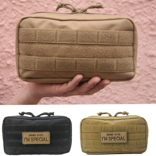EDC Tool Waist Pack Outdoor MOLLE Accessory Bag Waist Seal Vest Hanging Bag