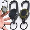 Automatic Retractable Wire Rope Anti-theft Keychain Backpack Fishing Accessories