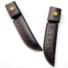 Tactical Camping Scabbard with Waist Clip Holster - Durable PU Leather Design for Outdoor Knife Protection & Easy Access