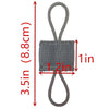 4pcs EDC Tool Holder with MOLLE Webbing – Elastic Straps for Backpacks, Vests & Outdoor Gear Organization