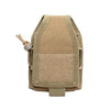 Tactical MOLLE Radio Holder Bag - Secure Walkie-Talkie Storage with Hanging Design for Outdoor & Field Use