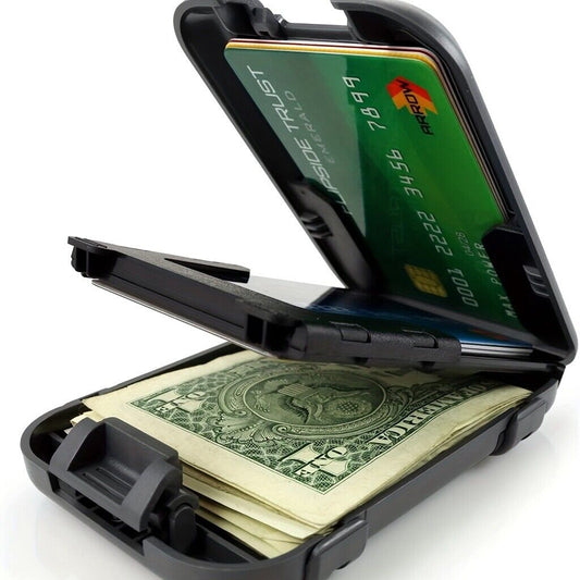 Credit Card Holder Waist Bag Protective Business Card Case Metal ID Storage Bag