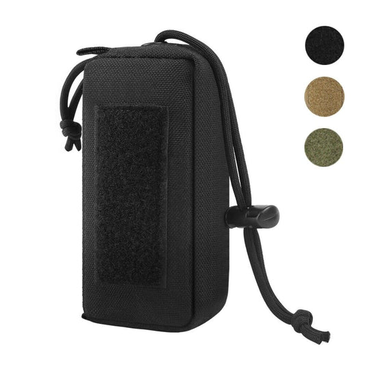 Tactical MOLLE EDC Organizer Waist Pack - Military-Grade Durable Nylon Camping Utility Pouch with 9 Zippered Compartments for Tools/Keys/Coins - Compact Outdoor Gear Storage Bag for Hiking/Tactical/Travel Essentials