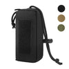 Tactical MOLLE EDC Organizer Waist Pack - Military-Grade Durable Nylon Camping Utility Pouch with 9 Zippered Compartments for Tools/Keys/Coins - Compact Outdoor Gear Storage Bag for Hiking/Tactical/Travel Essentials