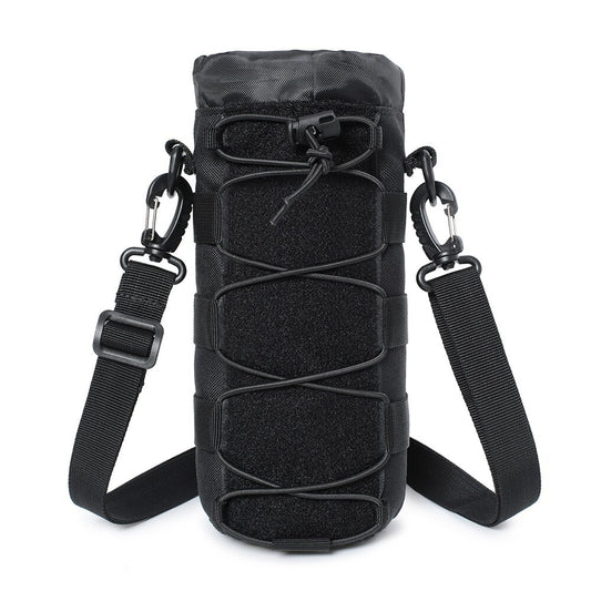 MOLLE-Compatible Crossbody Sports Bottle Bag with Insulated Water Cup Cover – Lightweight and Durable Hydration Solution for Outdoor Activities, Hiking, and Travel