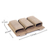 Nylon Triple EDC 9mm Tool Storage Accessory Bag for Training Equipment Tool Pack