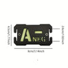 Glow in the Dark MOLLE Marking System - 360° Visible Tactical Stickers for Night Camping & Military Gear | Reflective Border + 12H Luminous Adhesive Strips (Waterproof/Removable)