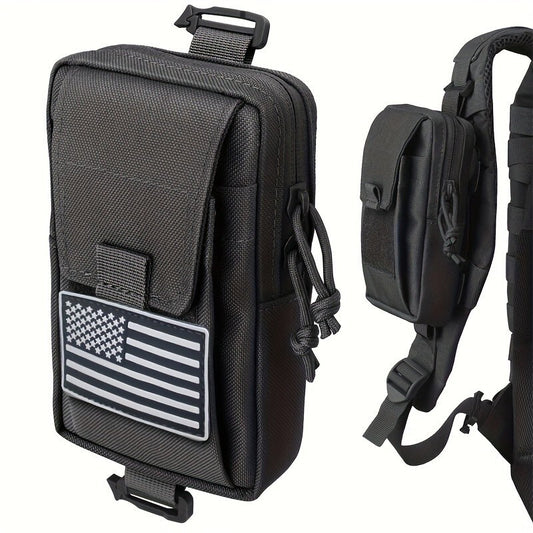 1000D Nylon MOLLE Multi-purpose Mobile Phone Waist Pack EDC Tool Storage Bag