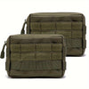 Wear-resistant Outdoor Multifunctional EDC Camping Molle Tool Zipper Waist Bag