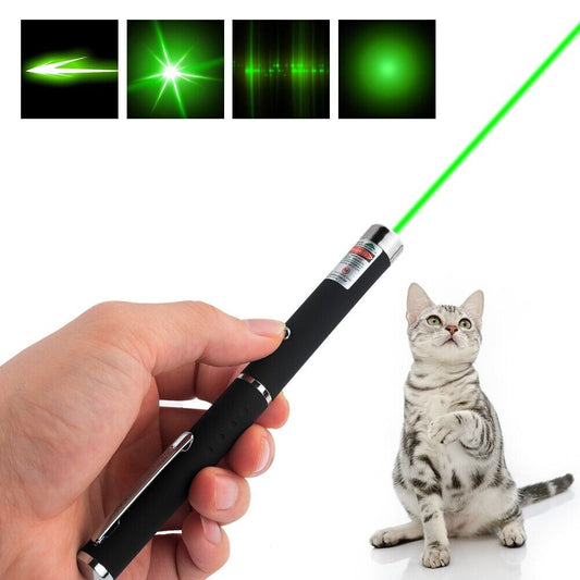 Tri-Color (Red/Green/Blue) 5mW Camping Laser Pointer | High-Visibility Single Dot Pen Light with Focus Adjustment | Multi-Purpose Outdoor Survival Tool for Night Navigation & Signaling