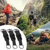 Durable Molle Clip Nylon Strap Key Holder with Carabiner & Hook – Ideal for Hiking, Running & Outdoor Adventures