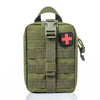 Professional Tactical EDC First Aid & Survival Trauma Kit with Medical Scissors - MOLLE-Compatible Compact Utility Pouch for Outdoor Emergency Preparedness