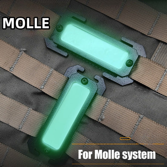 Night Riding Molle Luminous Label Identification Marker Sports Backpack Supplies