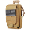 Sports Storage Sundries Waist Bag Molle Mobile Phone Bag With D-shaped Buckle