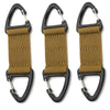 3-Piece Outdoor Webbing Backpack Buckle Set with Keychain Carabiner & Lanyard Hook – Durable and Versatile Attachment Solutions for Backpacks, Gear, and Everyday Use