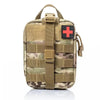 Professional Tactical EDC First Aid & Survival Trauma Kit with Medical Scissors - MOLLE-Compatible Compact Utility Pouch for Outdoor Emergency Preparedness