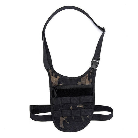 Covert EDC Carry System | Underarm Hidden MOLLE-Compatible Waist Pack & Crossbody Bag | RFID-Safe Anti-Theft Organizer for CCW/Phone/Keys | Low-Profile Tactical Sling Bag with Quick-Access Compartment